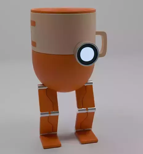 cup robot 3D model