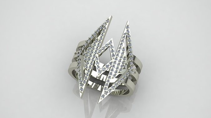 shine ring 3D print model