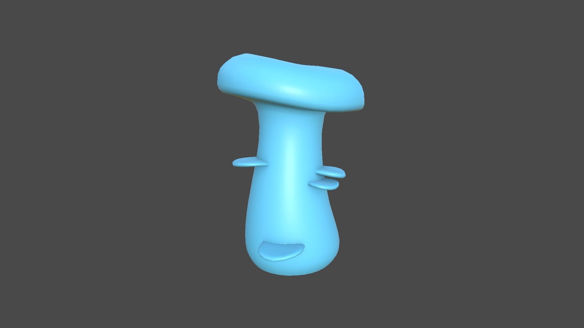 Fantasy Mushroom F11 Realistic - Scene Backdrop Design Low-poly 3D model_7