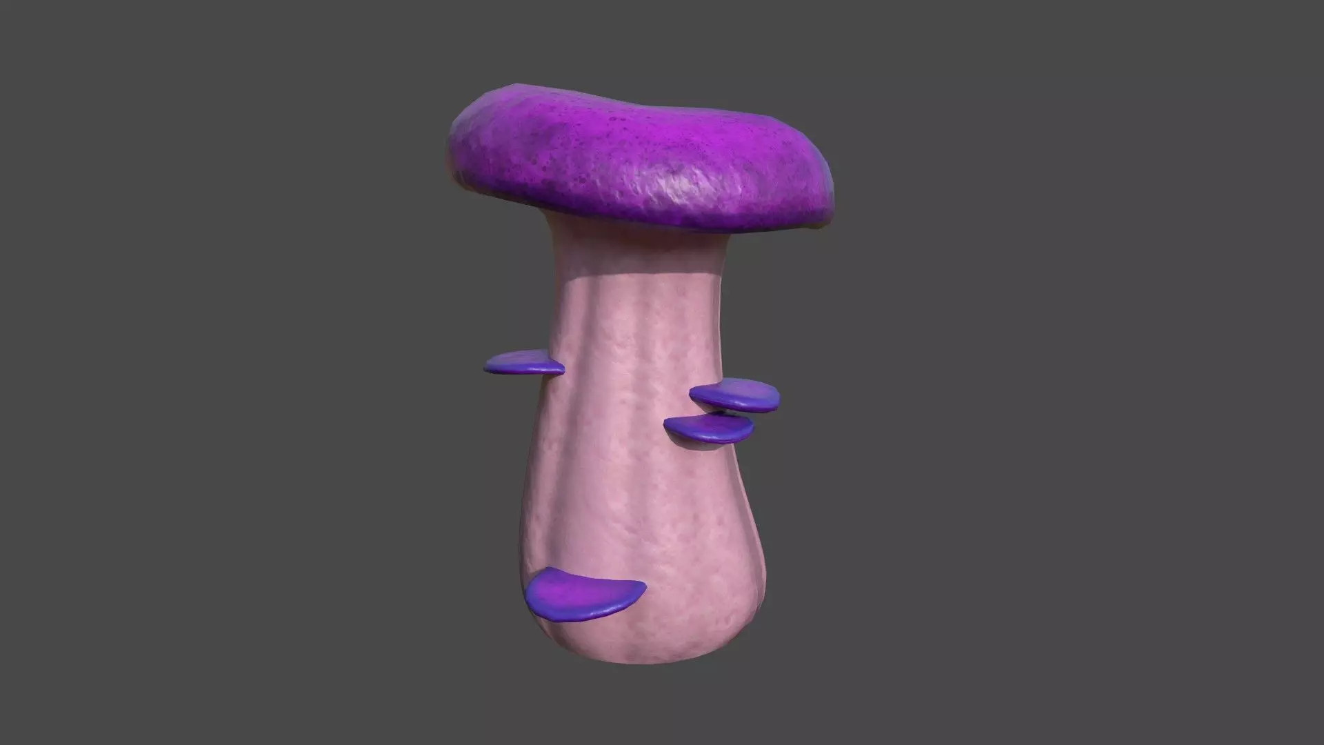 Fantasy Mushroom F11 Realistic - Scene Backdrop Design Low-poly 3D model_0