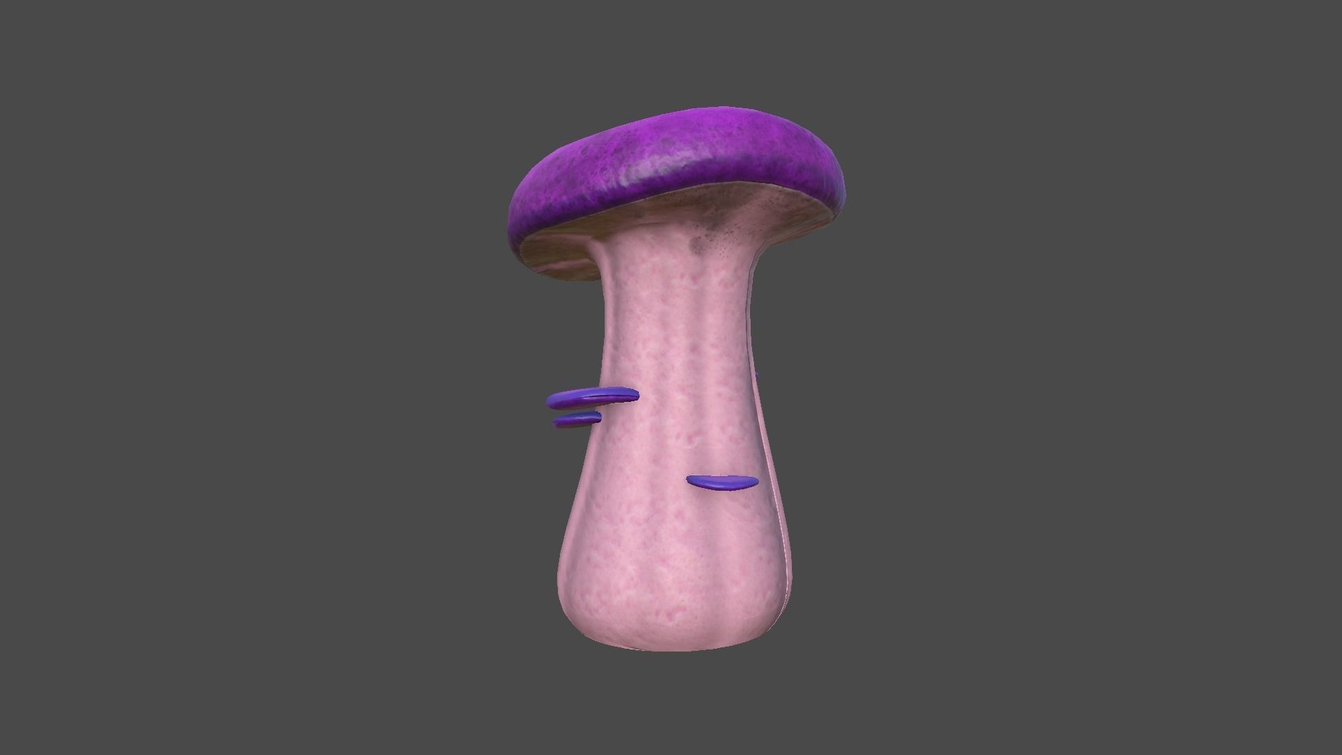 Fantasy Mushroom F11 Realistic - Scene Backdrop Design Low-poly 3D model_3