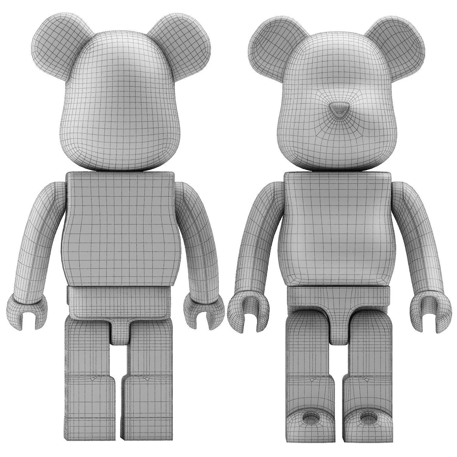 bearbrick cote escriva 3D model_4