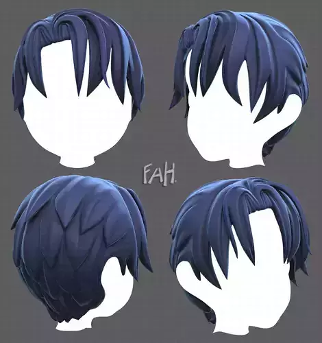 Base Hair for Boy V61