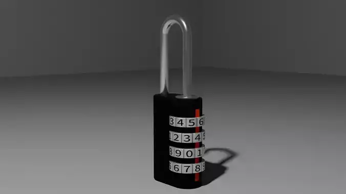 4 digits dial lock