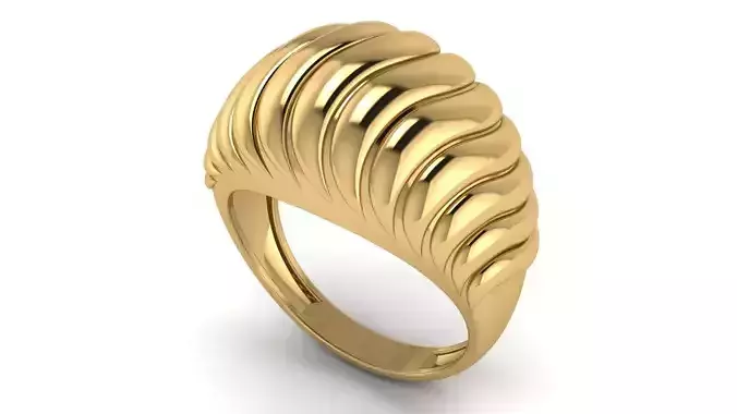 Ball Waves Ring