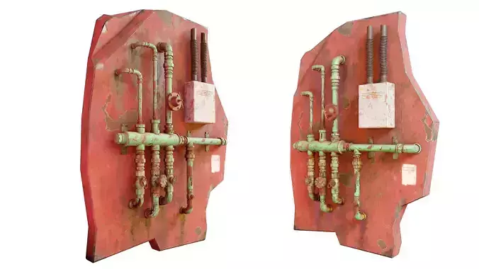 Grungy industrial Pipes 
