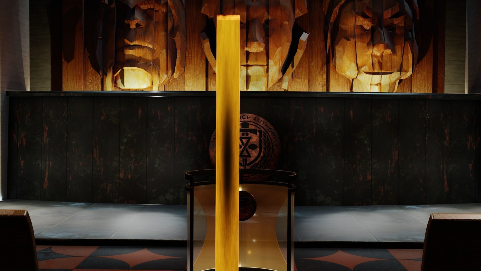 TVA PORTAL LOKI DEADPOOL Low-poly 3D model_4