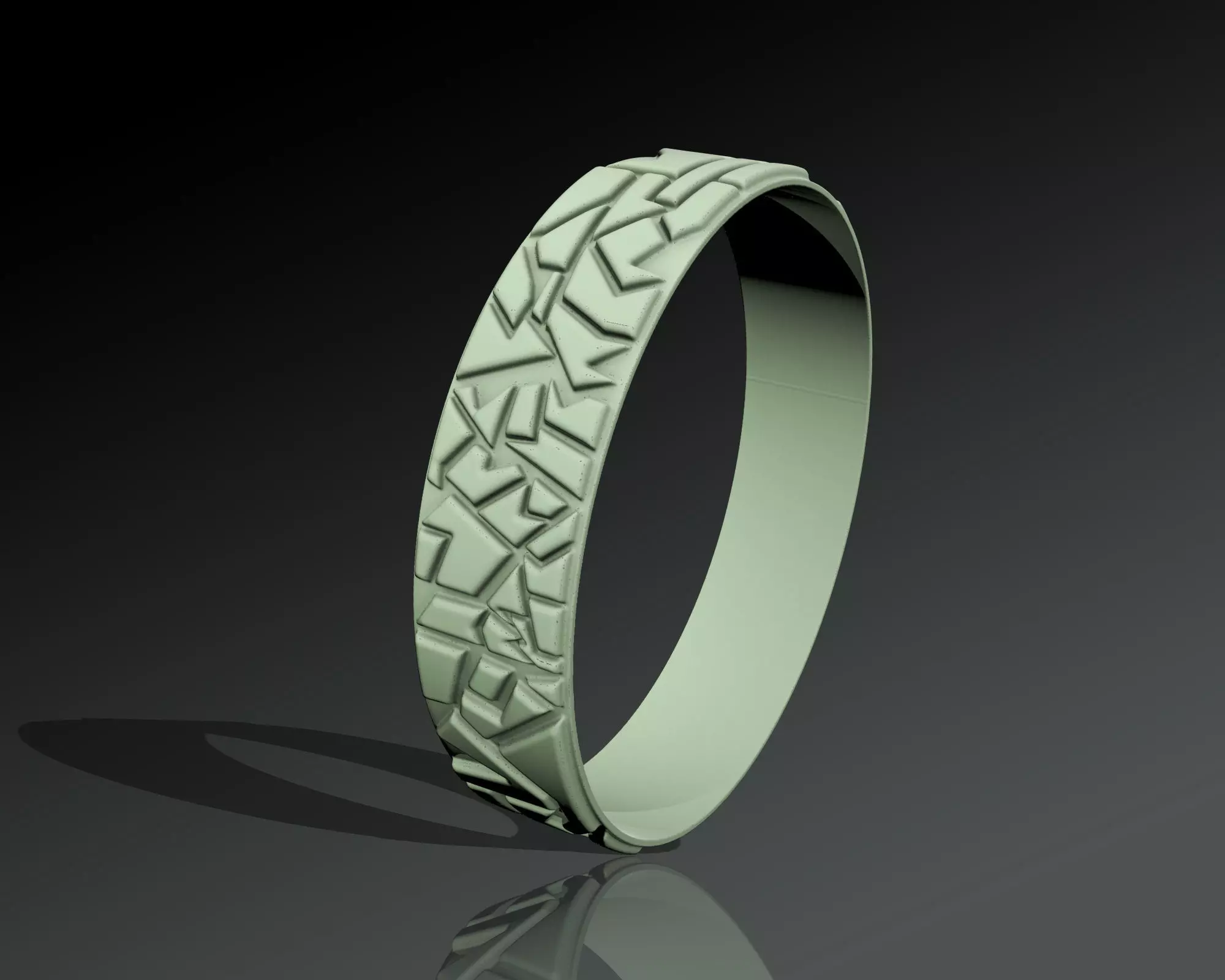 GEOMETRIC SHAPES BRACELET Free 3D print model