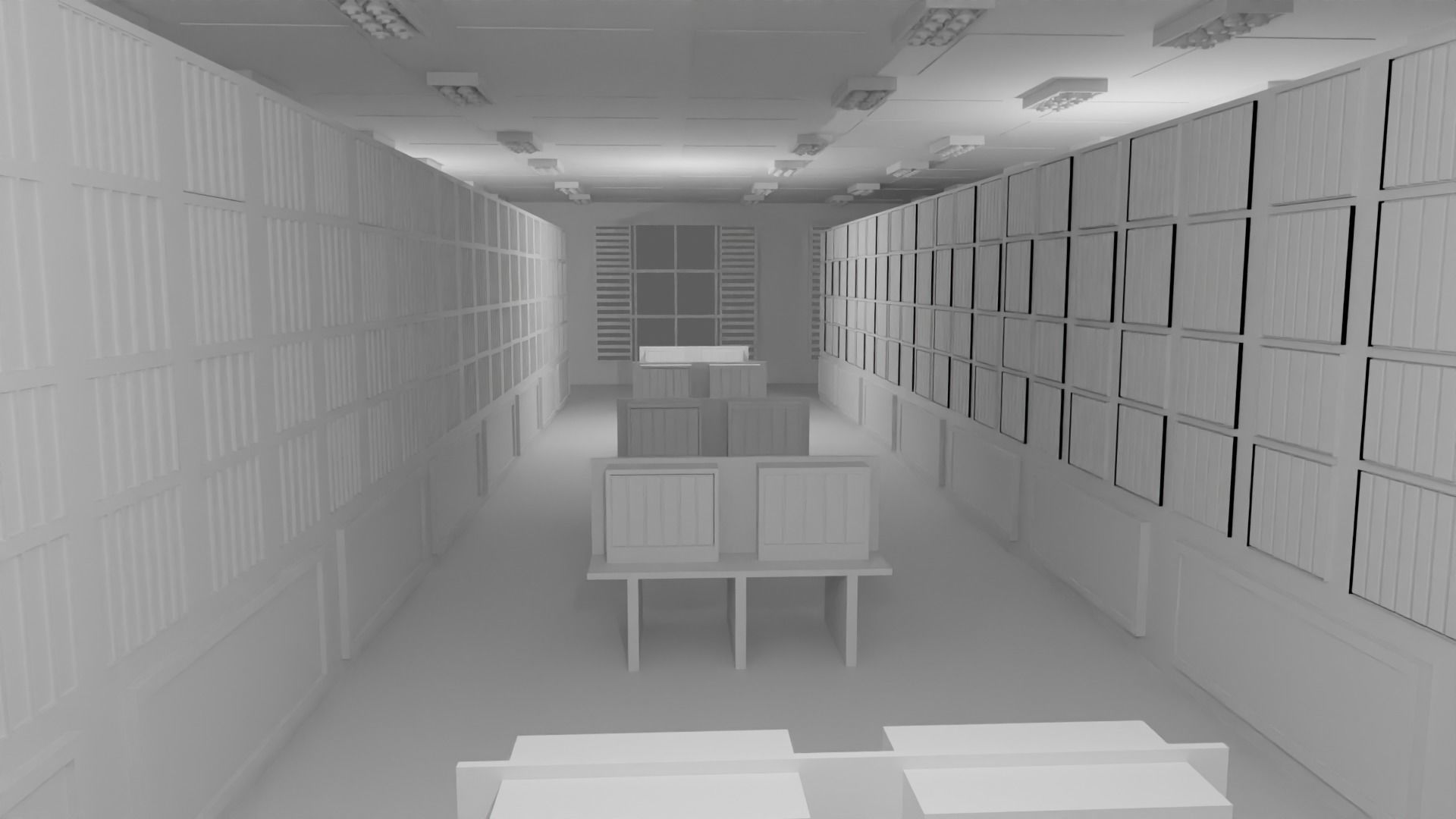 Book Store No Material 3D model_5
