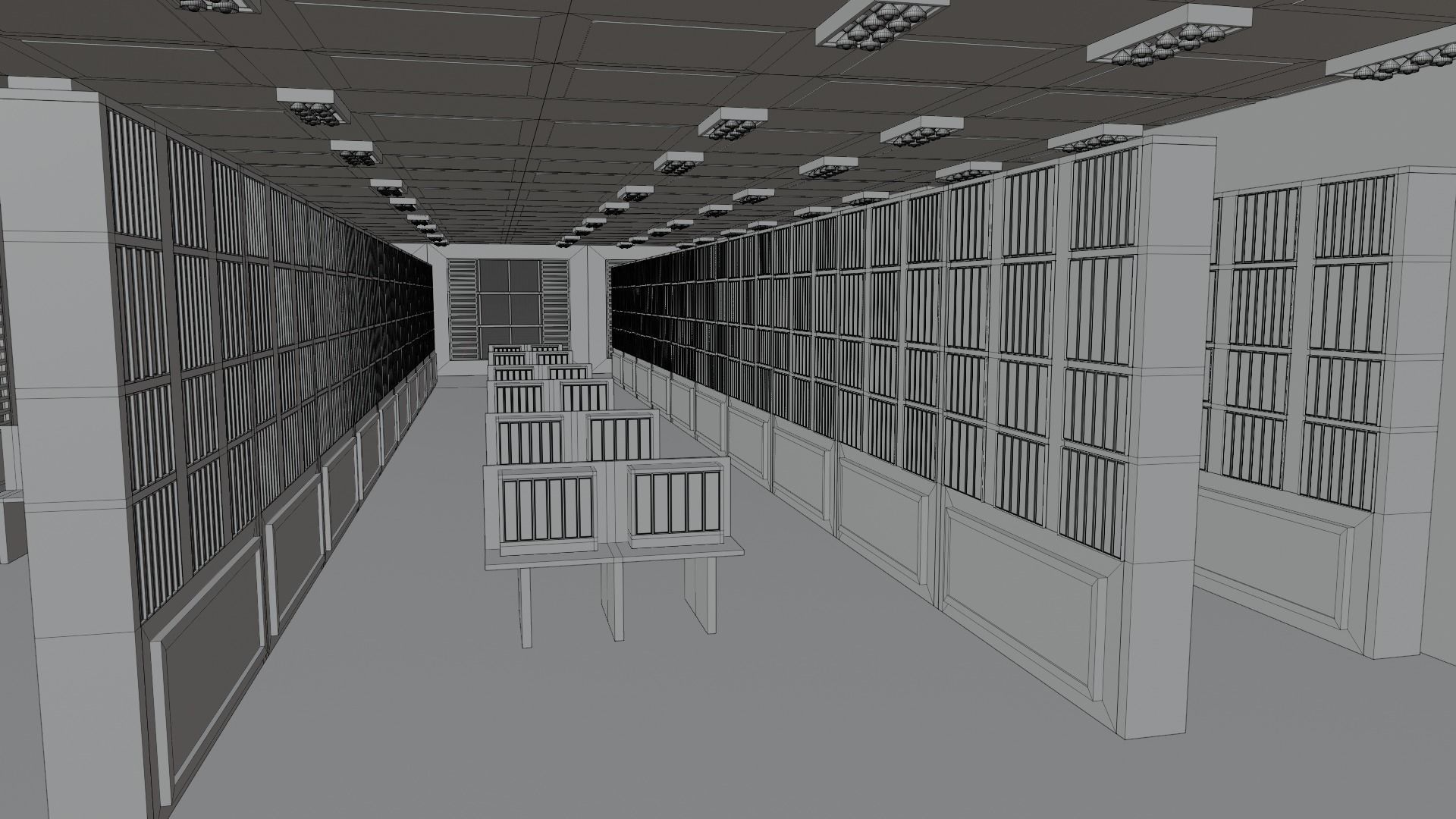 Book Store No Material 3D model_8