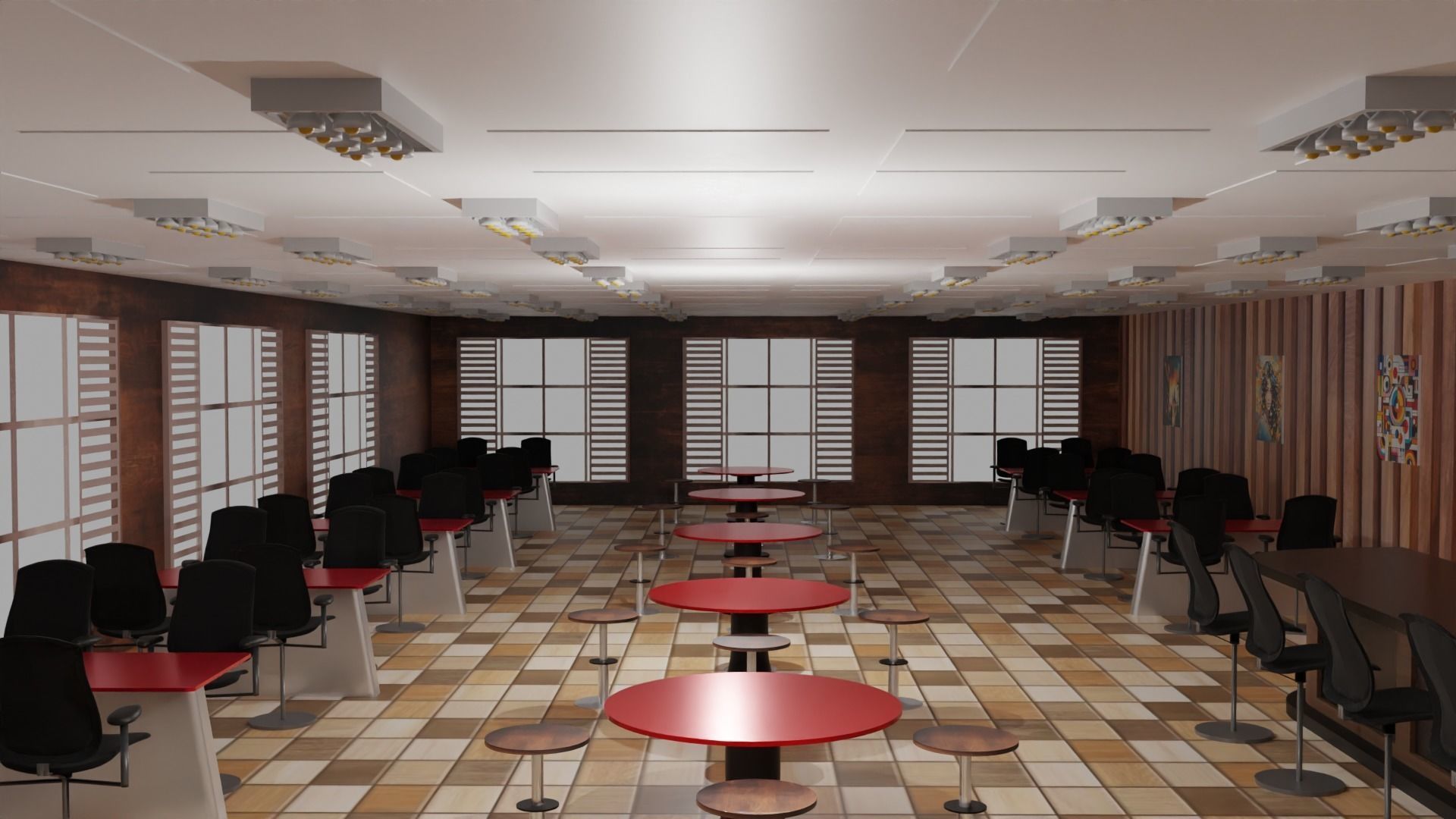 Tavern Interior Low-poly 3D model_4