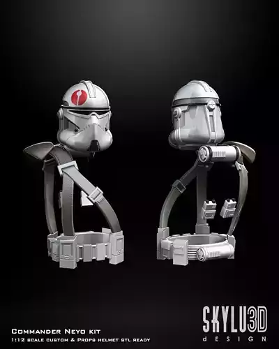 Commander Neyo One12 Scale Figure Custom STL