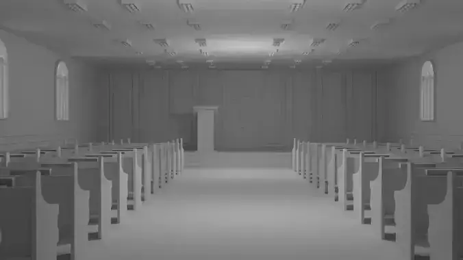 Church Interior No Material