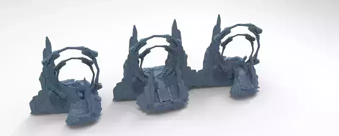 Himalayas mountain pass 3 versions 