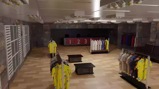 Clothing Store Interior