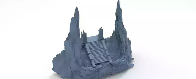 Himalayas mountain cobbled path 