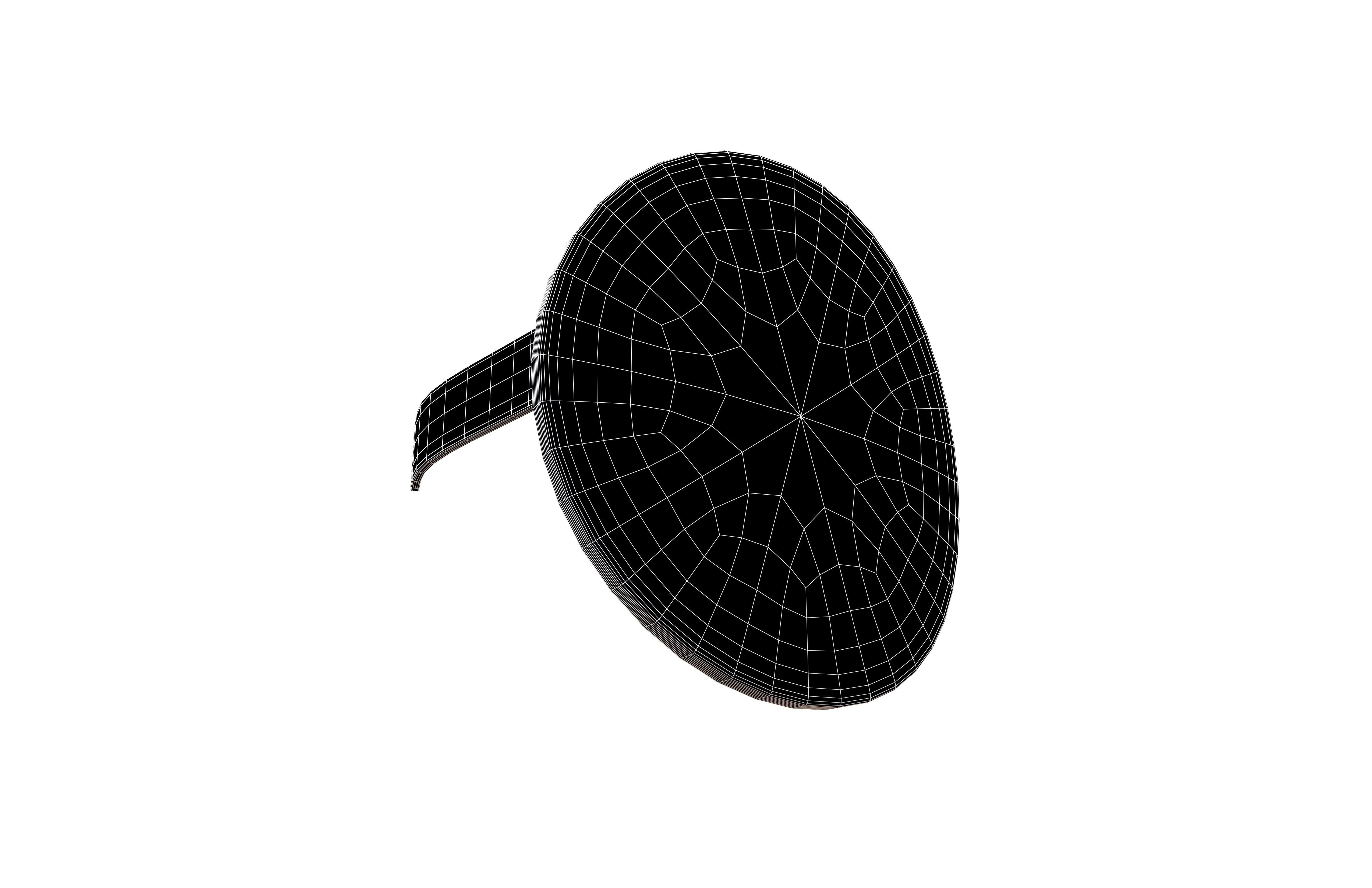 Smile Mask v1 002 Low-poly 3D model_7