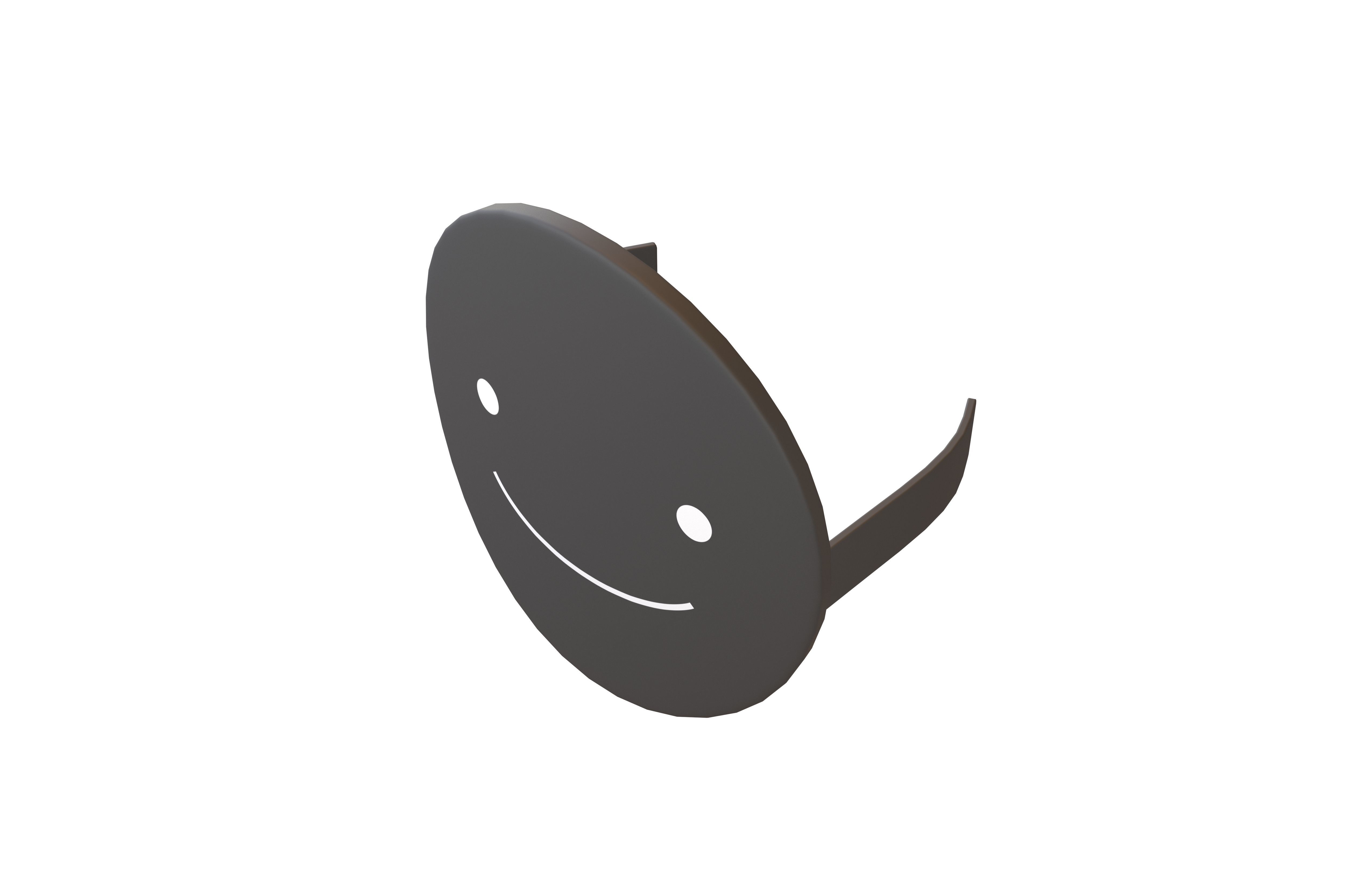 Smile Mask v1 003 Low-poly 3D model_1