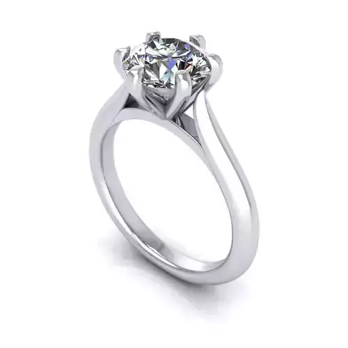 Solitaire Diamond Engagement Ring R30
