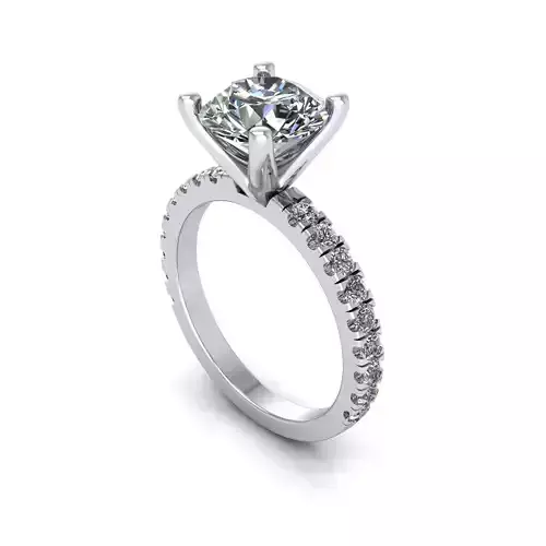 Solitaire Diamond Wedding Ring R31