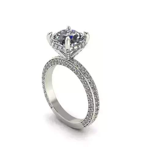 Solitaire Diamond Engagement Ring R19