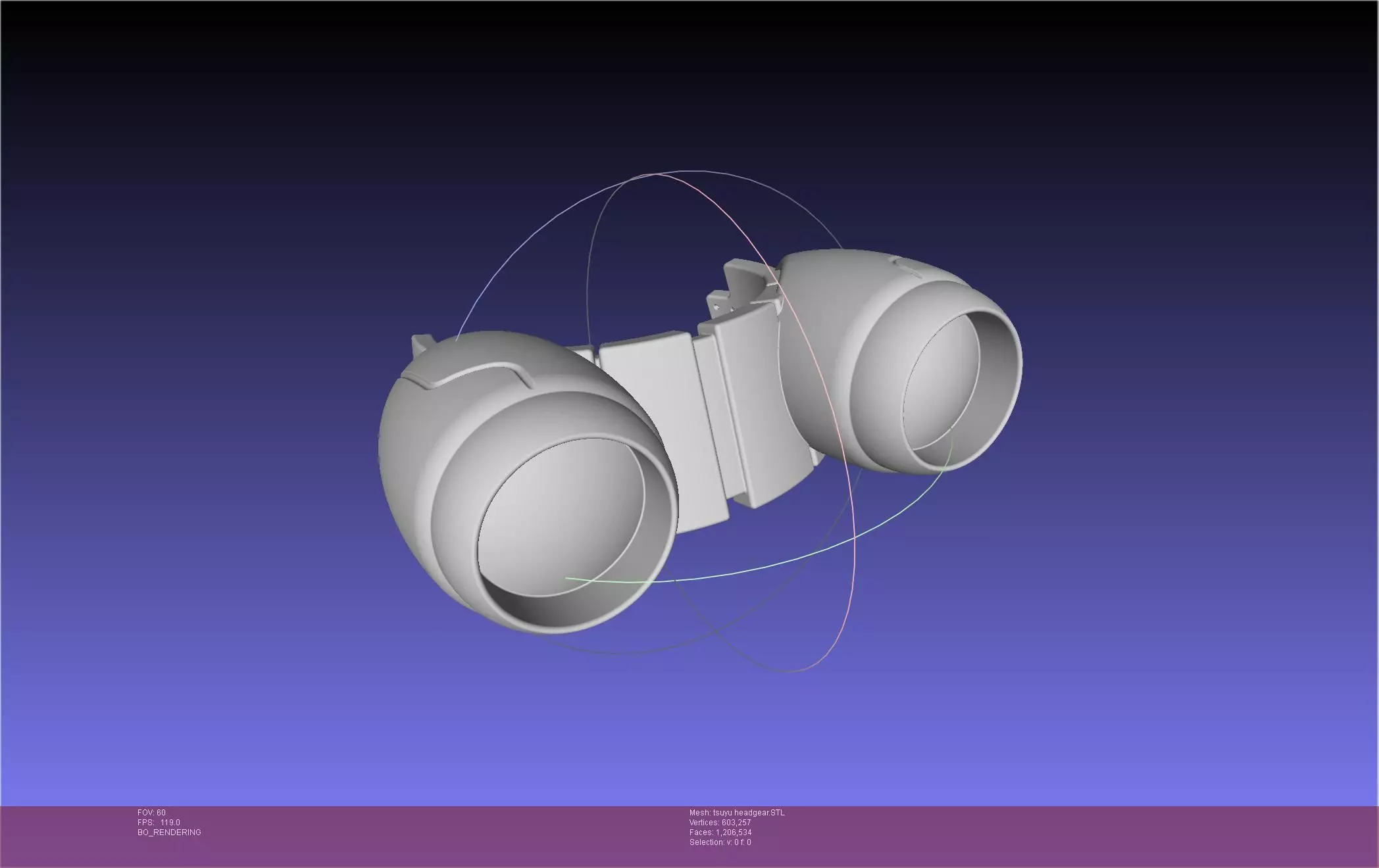 My Hero Academia Asui Tsuyu Headgear 3D print model_0