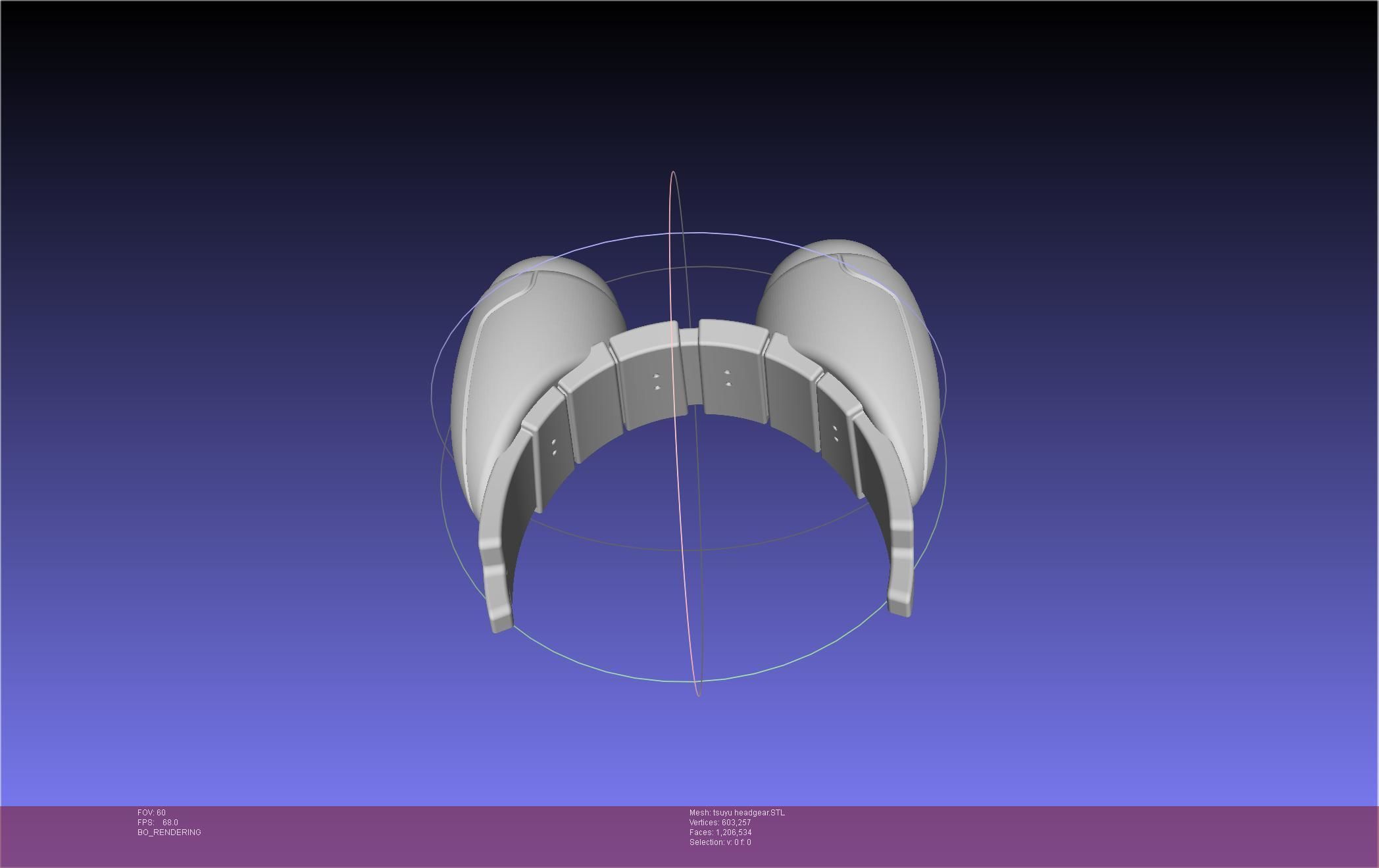 My Hero Academia Asui Tsuyu Headgear 3D print model_12
