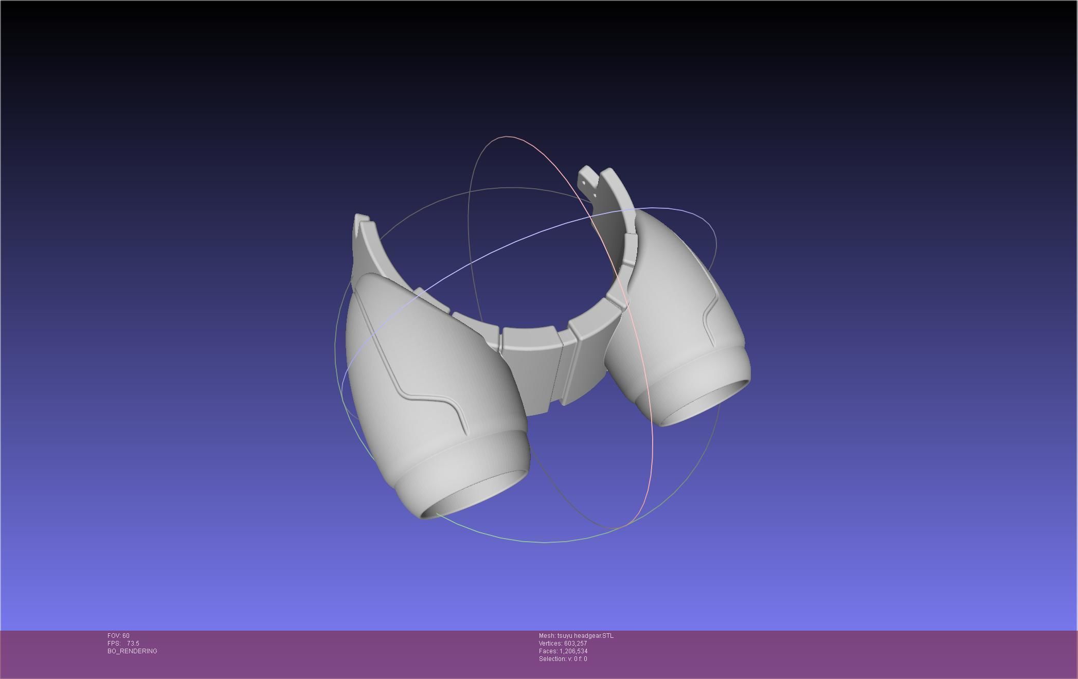 My Hero Academia Asui Tsuyu Headgear 3D print model_28