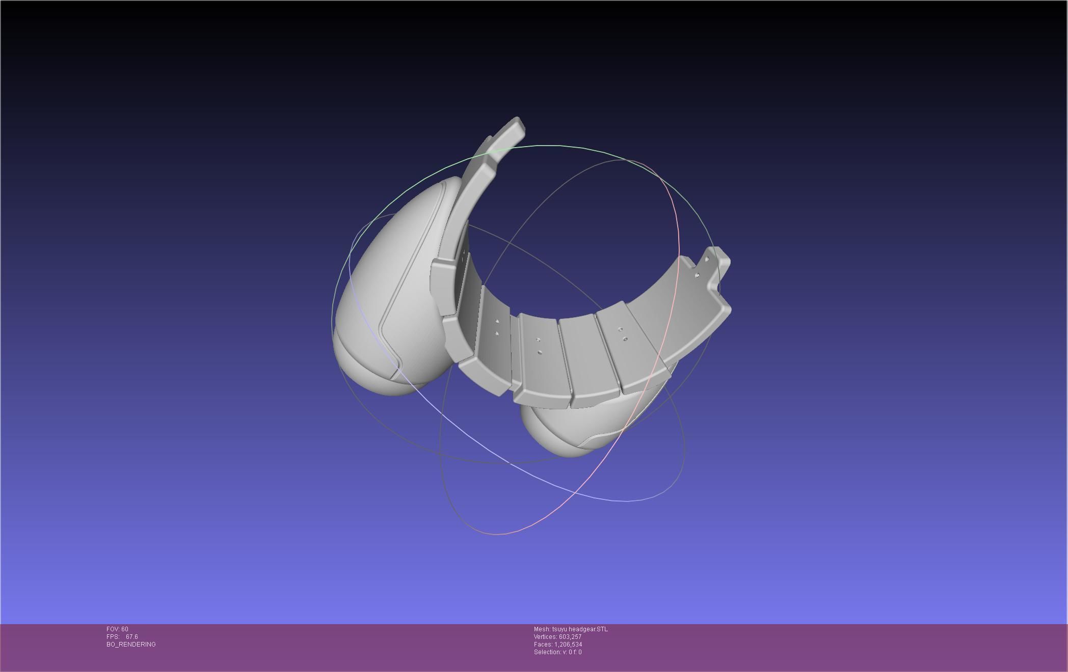 My Hero Academia Asui Tsuyu Headgear 3D print model_18