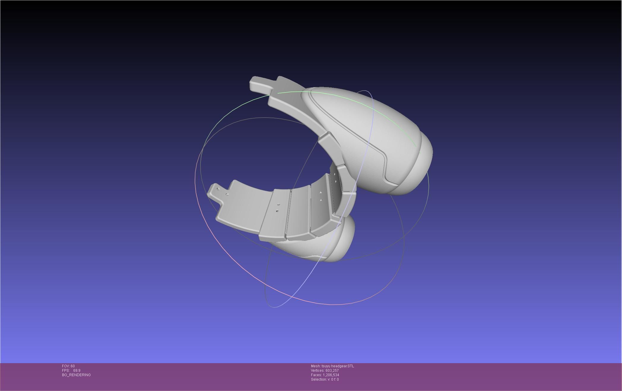 My Hero Academia Asui Tsuyu Headgear 3D print model_16