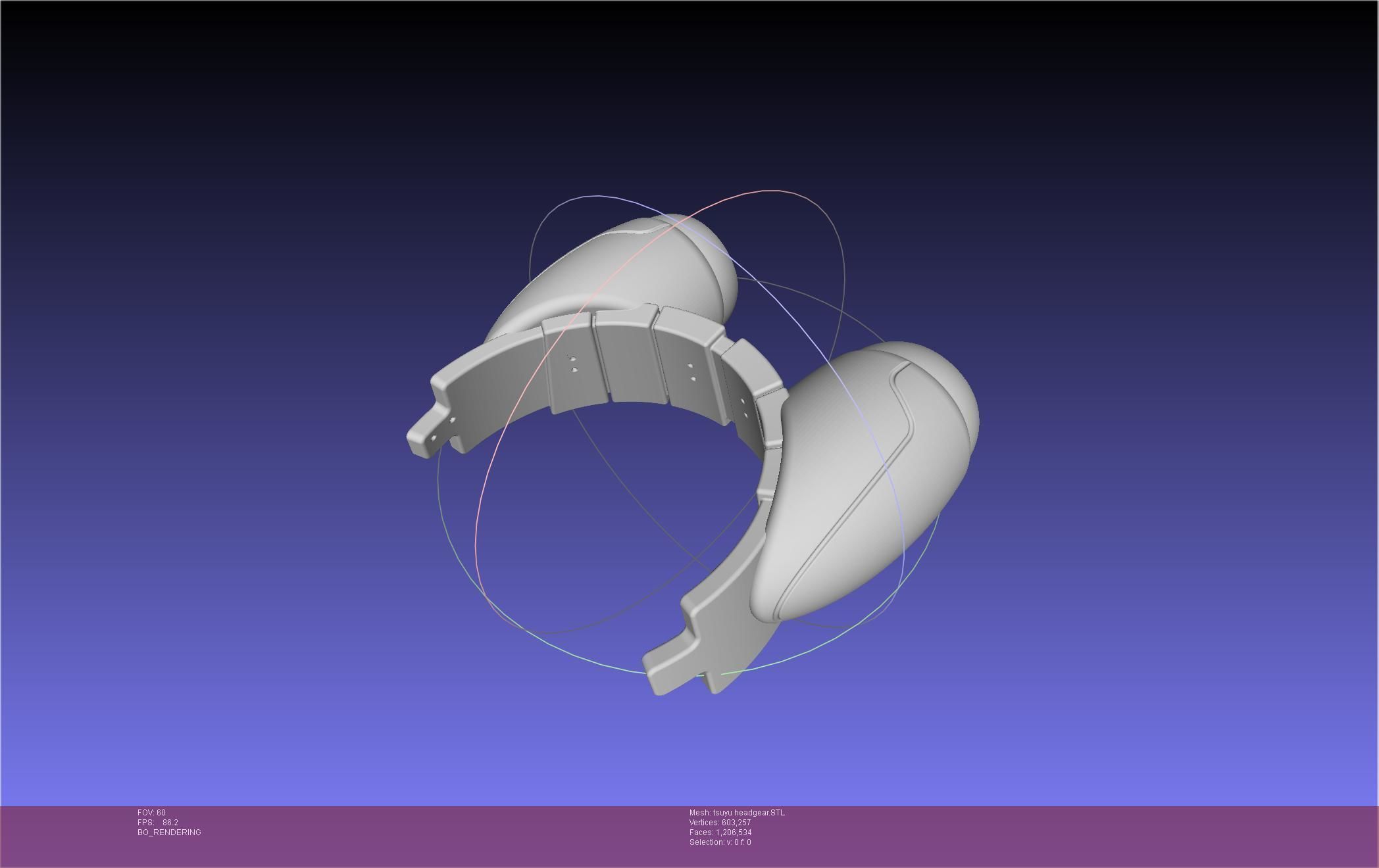 My Hero Academia Asui Tsuyu Headgear 3D print model_11