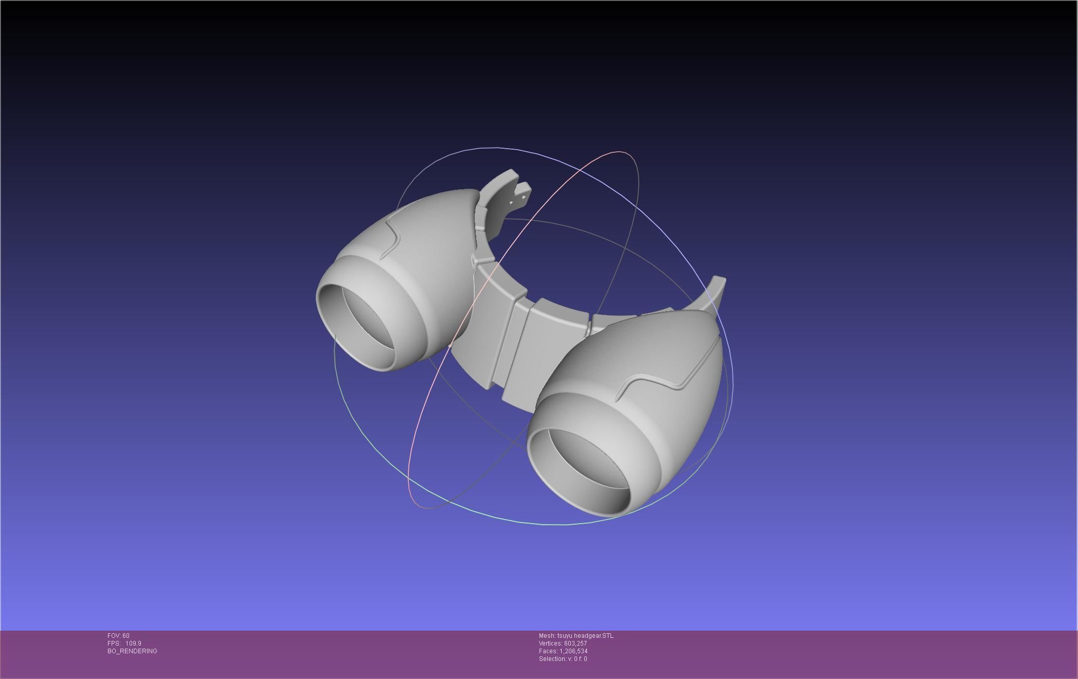 My Hero Academia Asui Tsuyu Headgear 3D print model_6