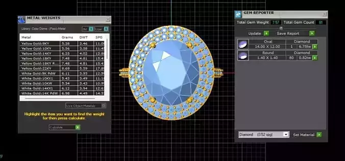 Oval Ring 3D print model
