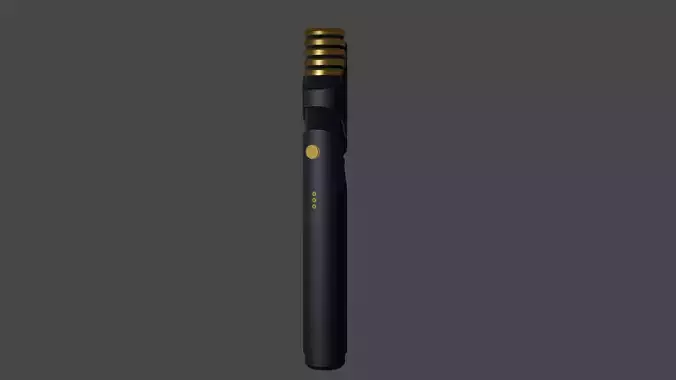 Depa Billaba Lightsaber Hilt 3D model