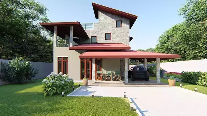 Modern residential building