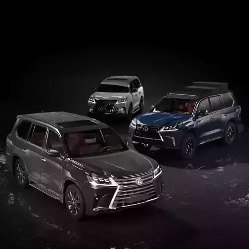 Lexus LX570 3d Model