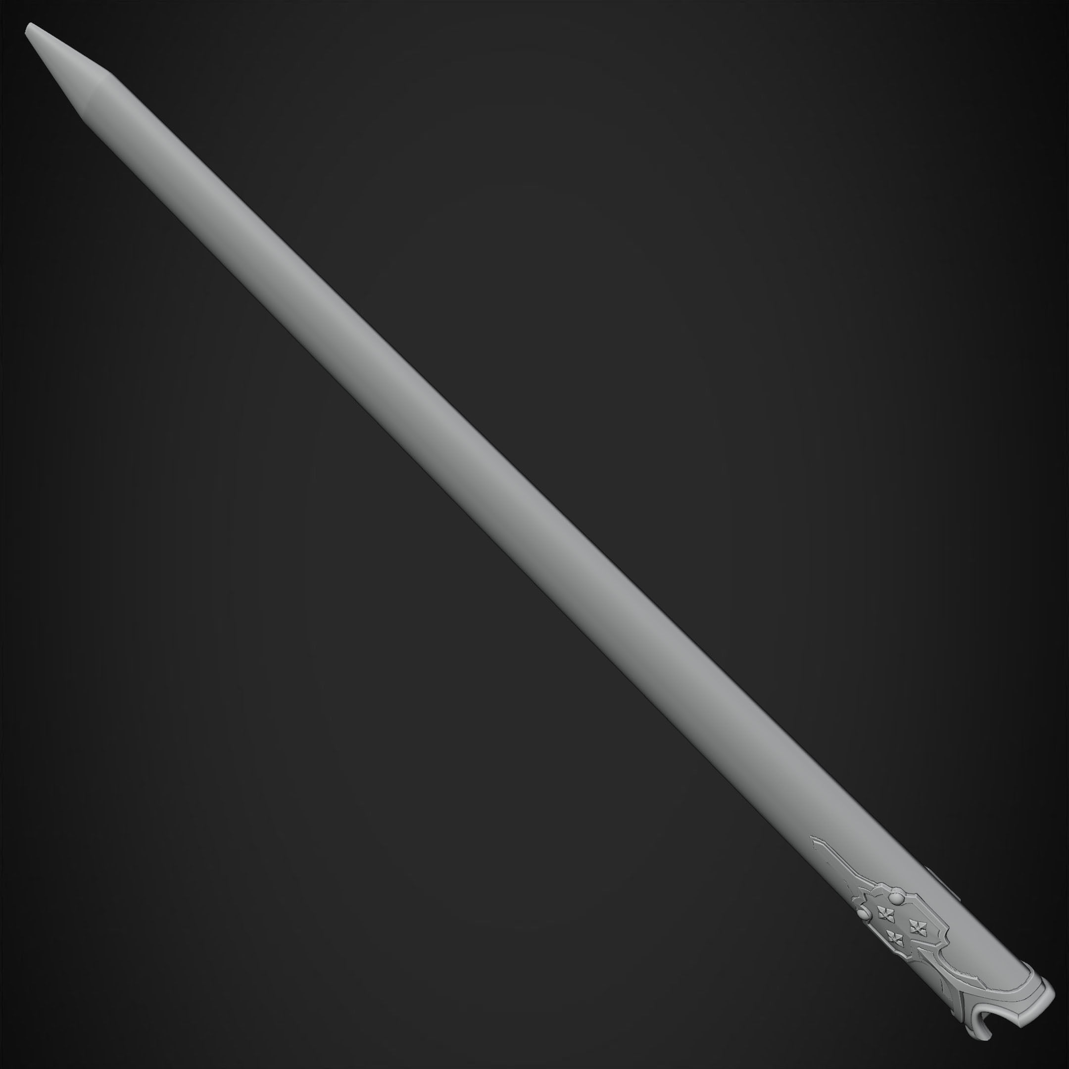 Sword Art Online Alice Fragrant Olive Scabbard for Cosplay 3D print model_15