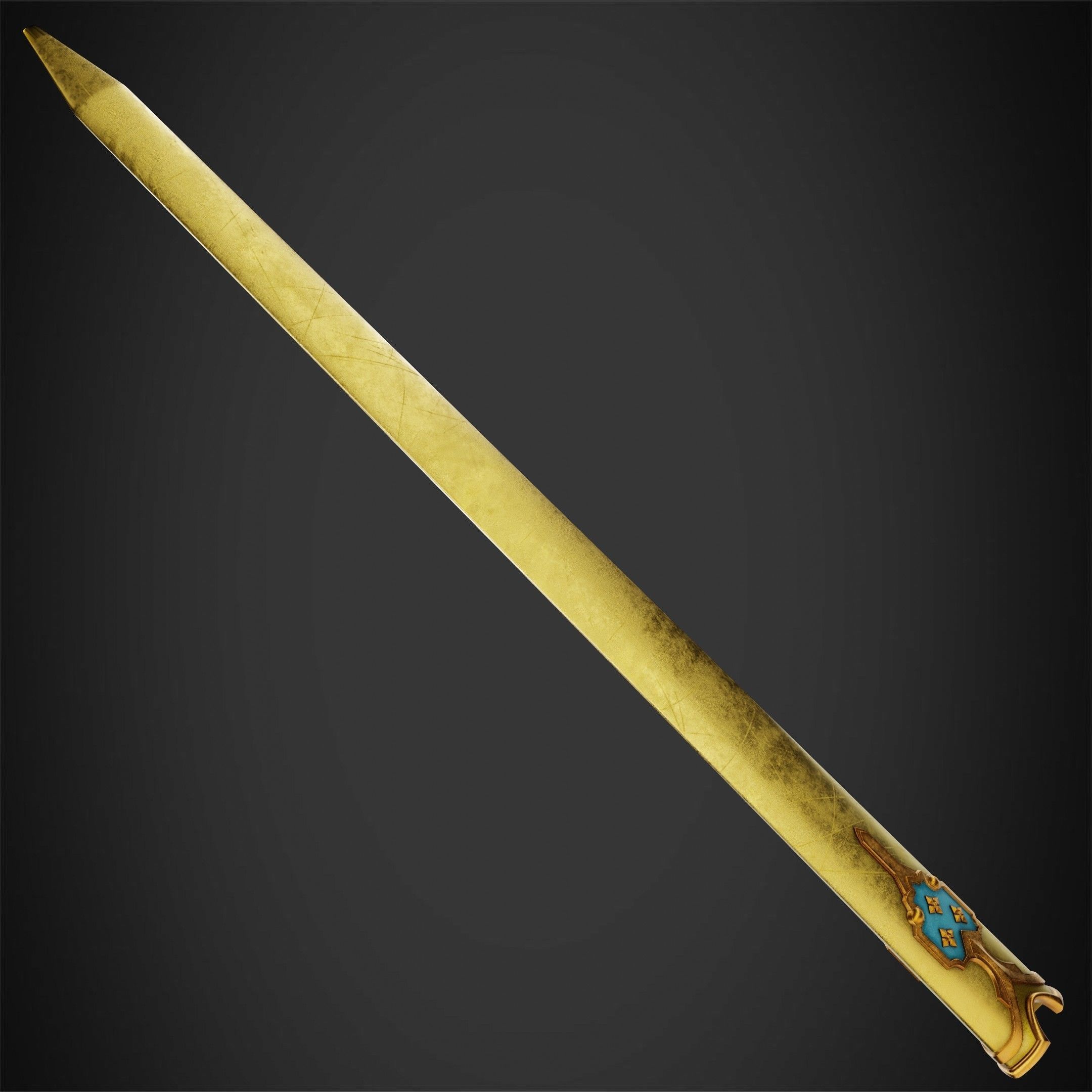 Sword Art Online Alice Fragrant Olive Scabbard for Cosplay 3D print model_9