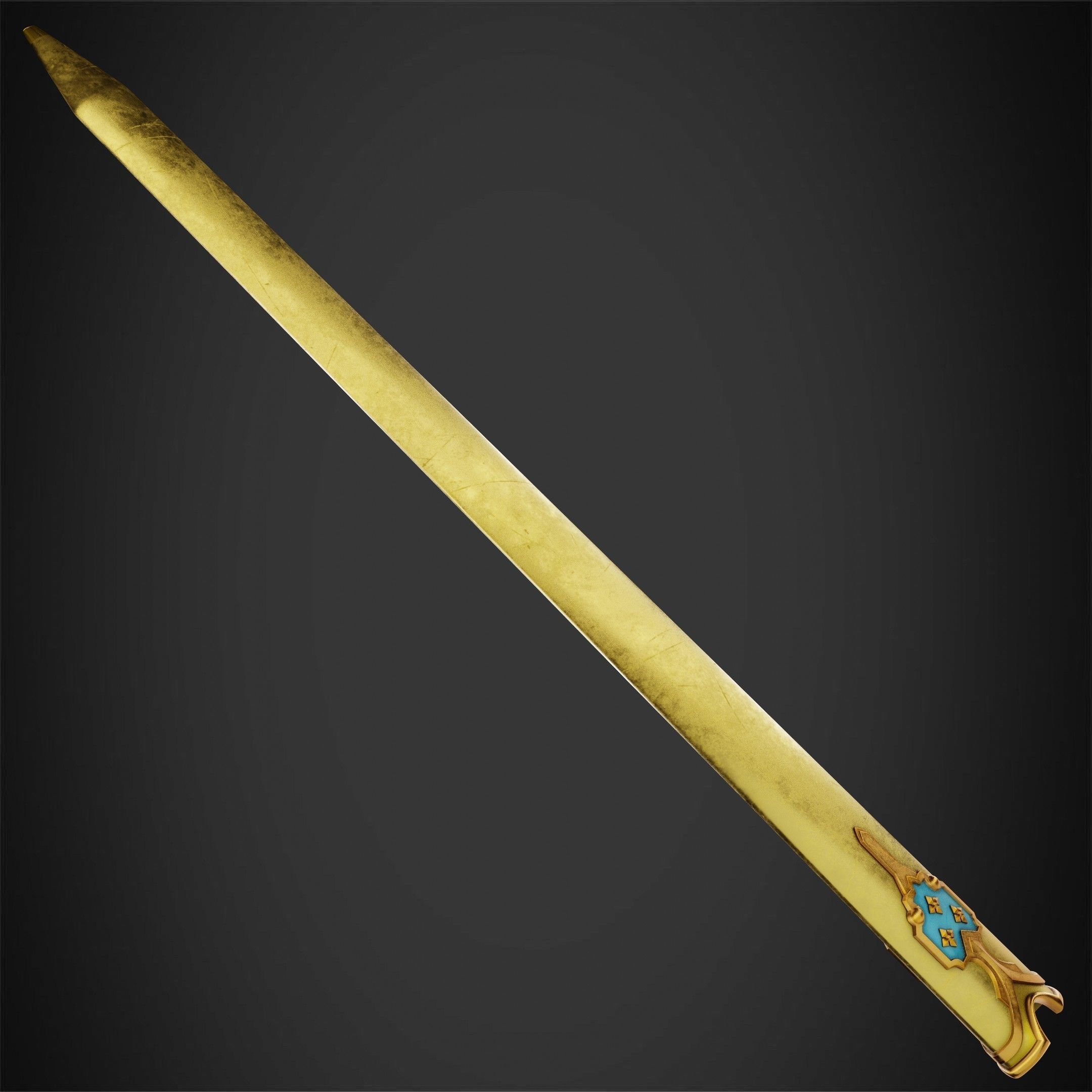 Sword Art Online Alice Fragrant Olive Scabbard for Cosplay 3D print model_5