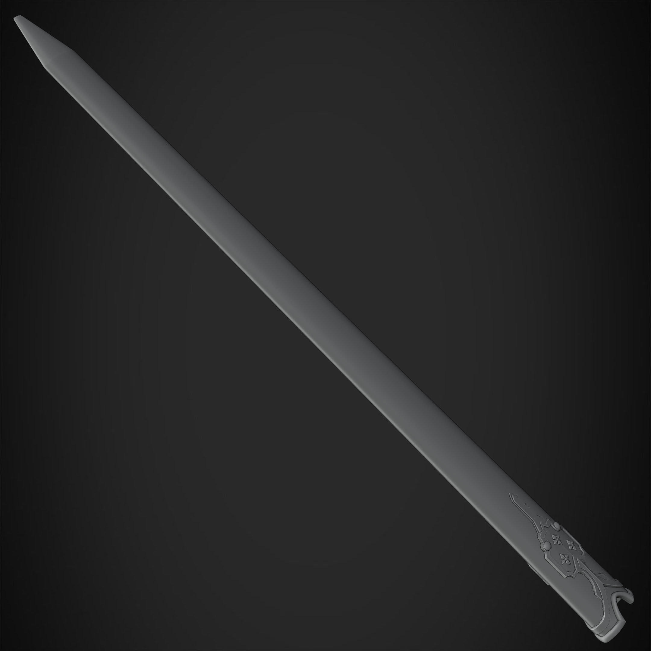 Sword Art Online Alice Fragrant Olive Scabbard for Cosplay 3D print model_19