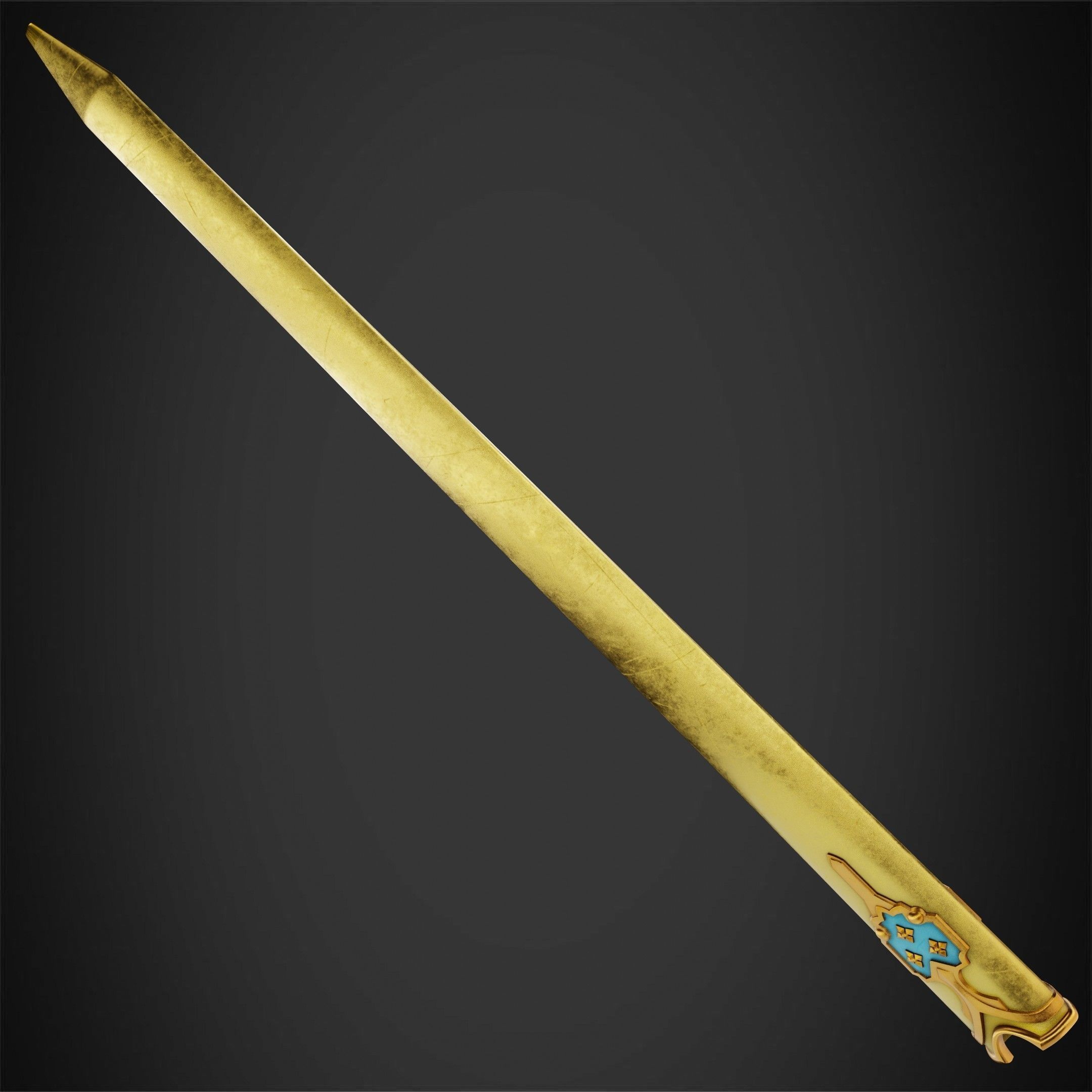 Sword Art Online Alice Fragrant Olive Scabbard for Cosplay 3D print model_7