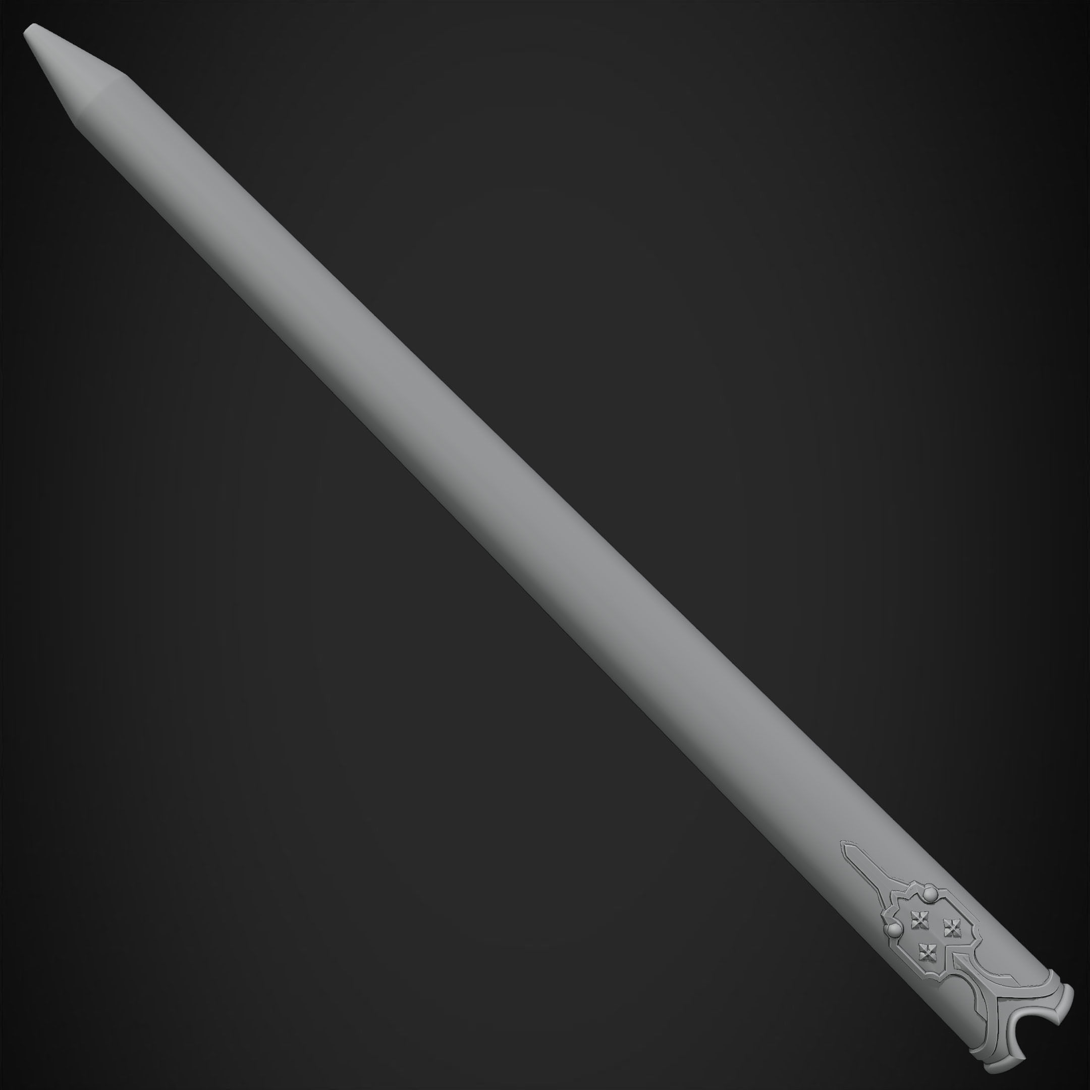 Sword Art Online Alice Fragrant Olive Scabbard for Cosplay 3D print model_13