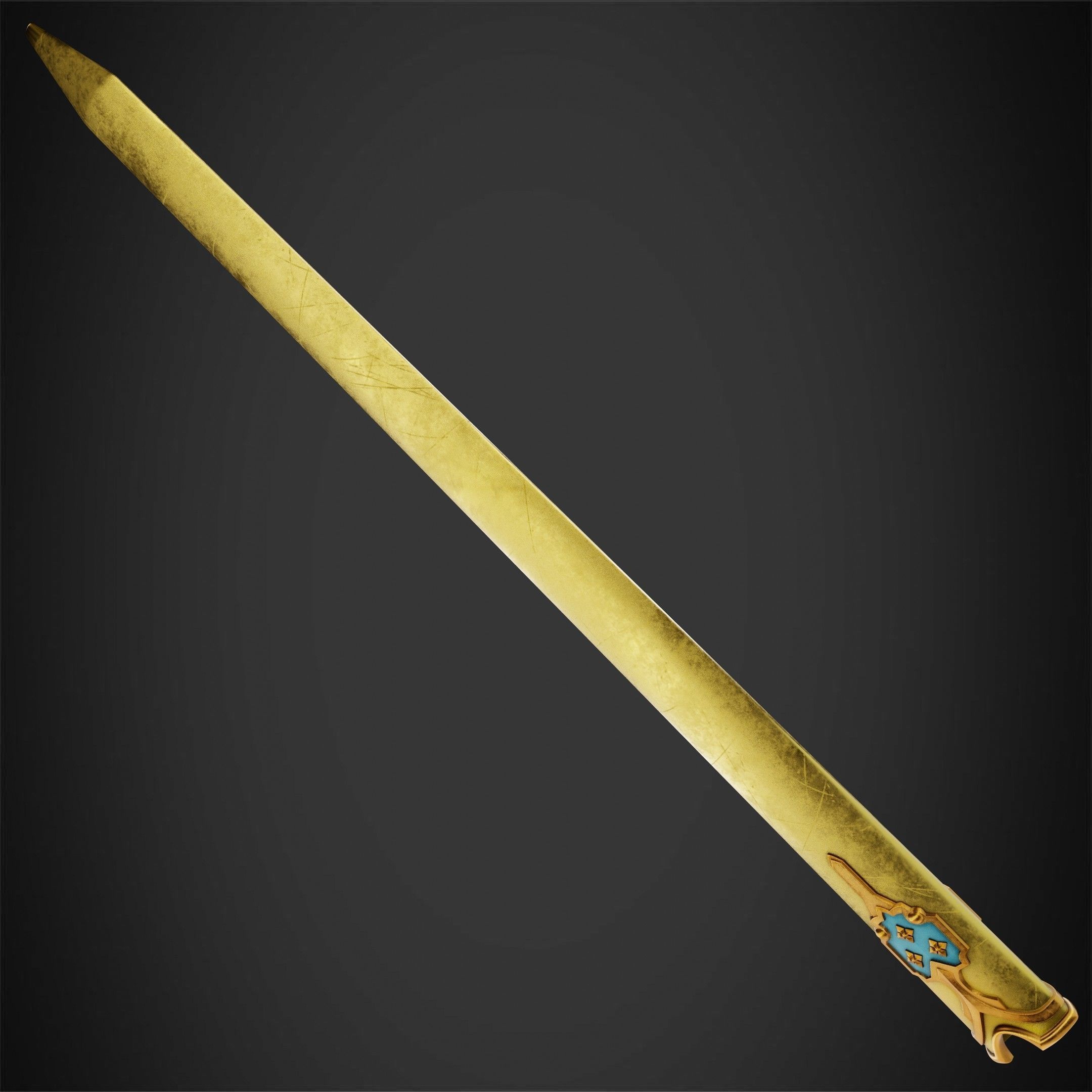 Sword Art Online Alice Fragrant Olive Scabbard for Cosplay 3D print model_3