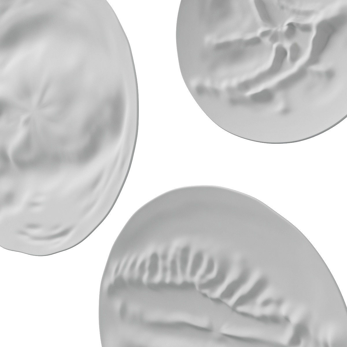 John Richard Pasteur Wall Sculpture 3D model_5