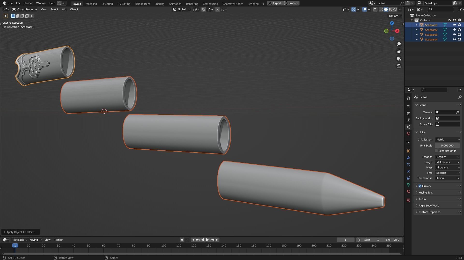 Sword Art Online Alice Integrity Armor and Sword for Cosplay 3D Model Collection_19