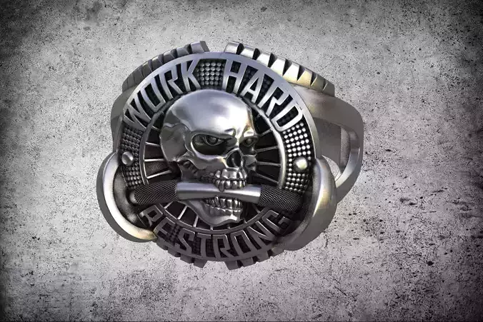Hard work 3D print model