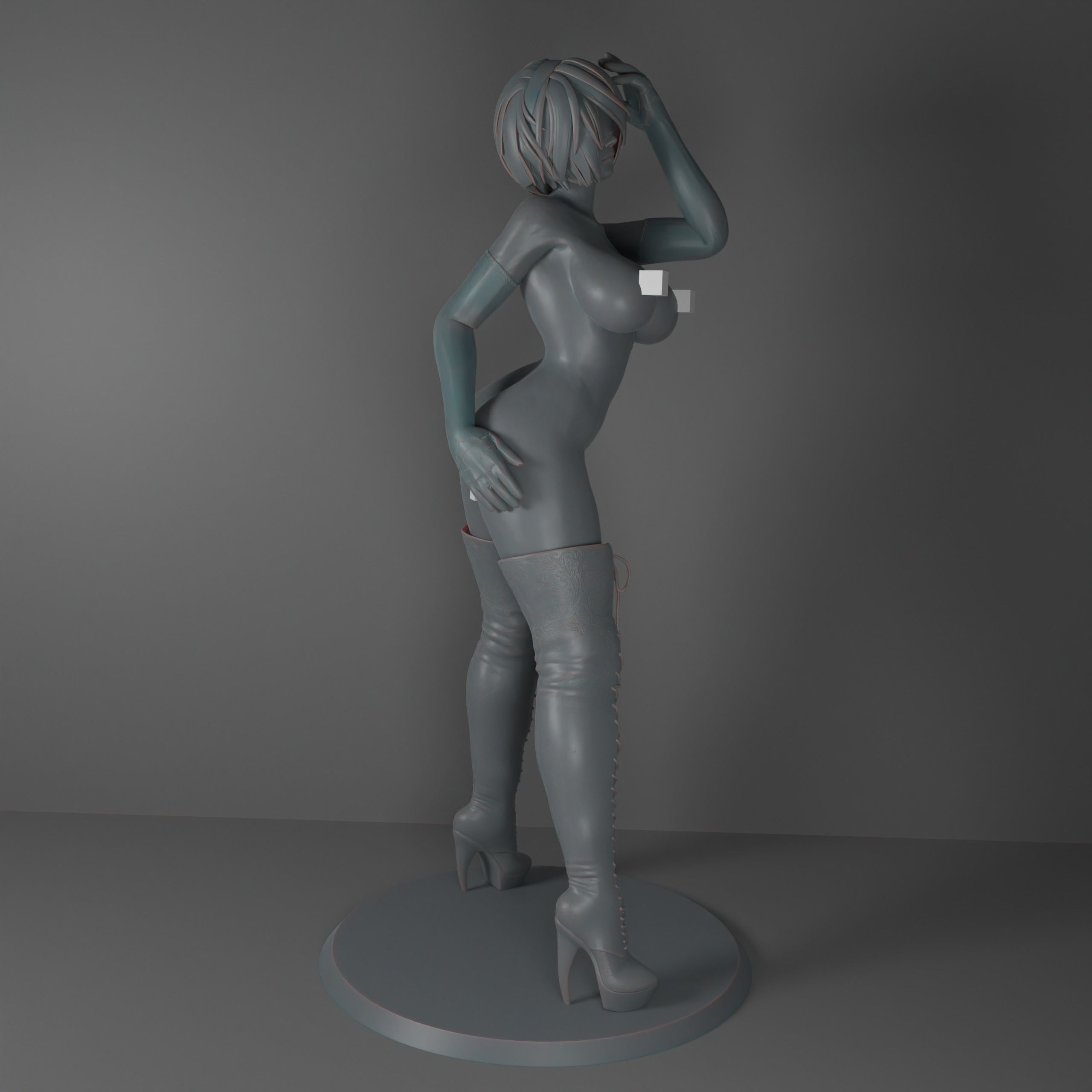 2B NieR Automata 3D print model_12