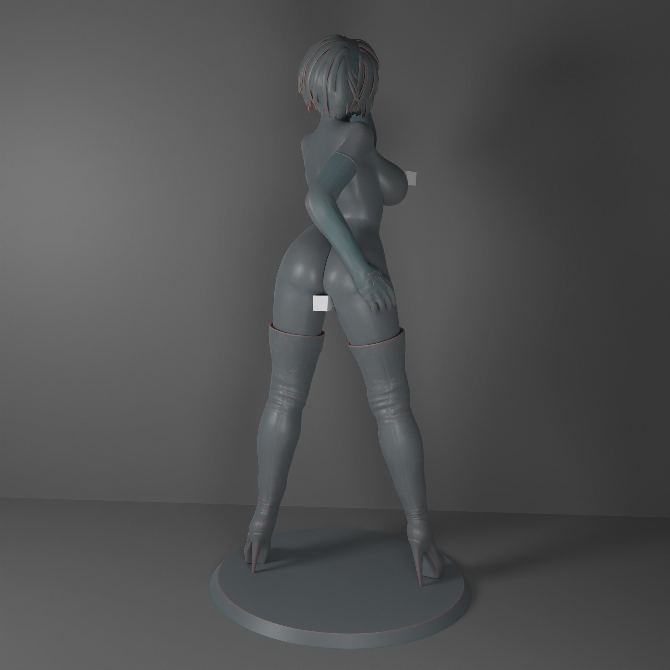 2B NieR Automata 3D print model_10