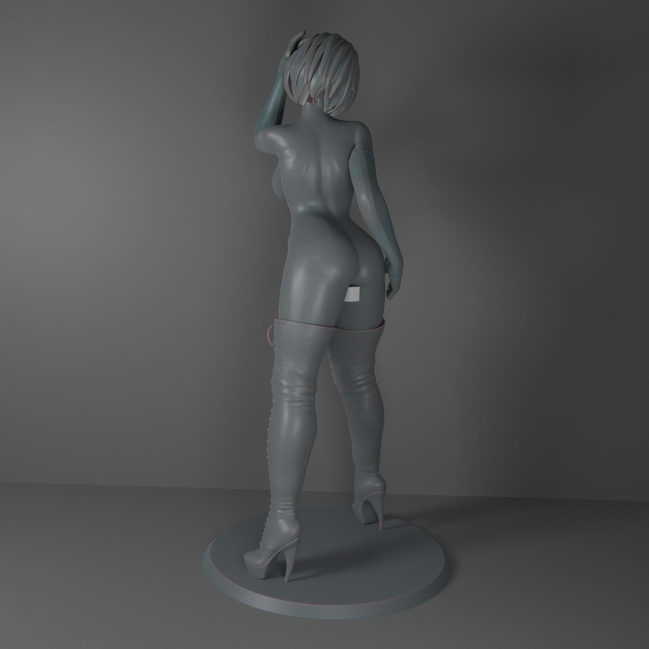 2B NieR Automata 3D print model_8