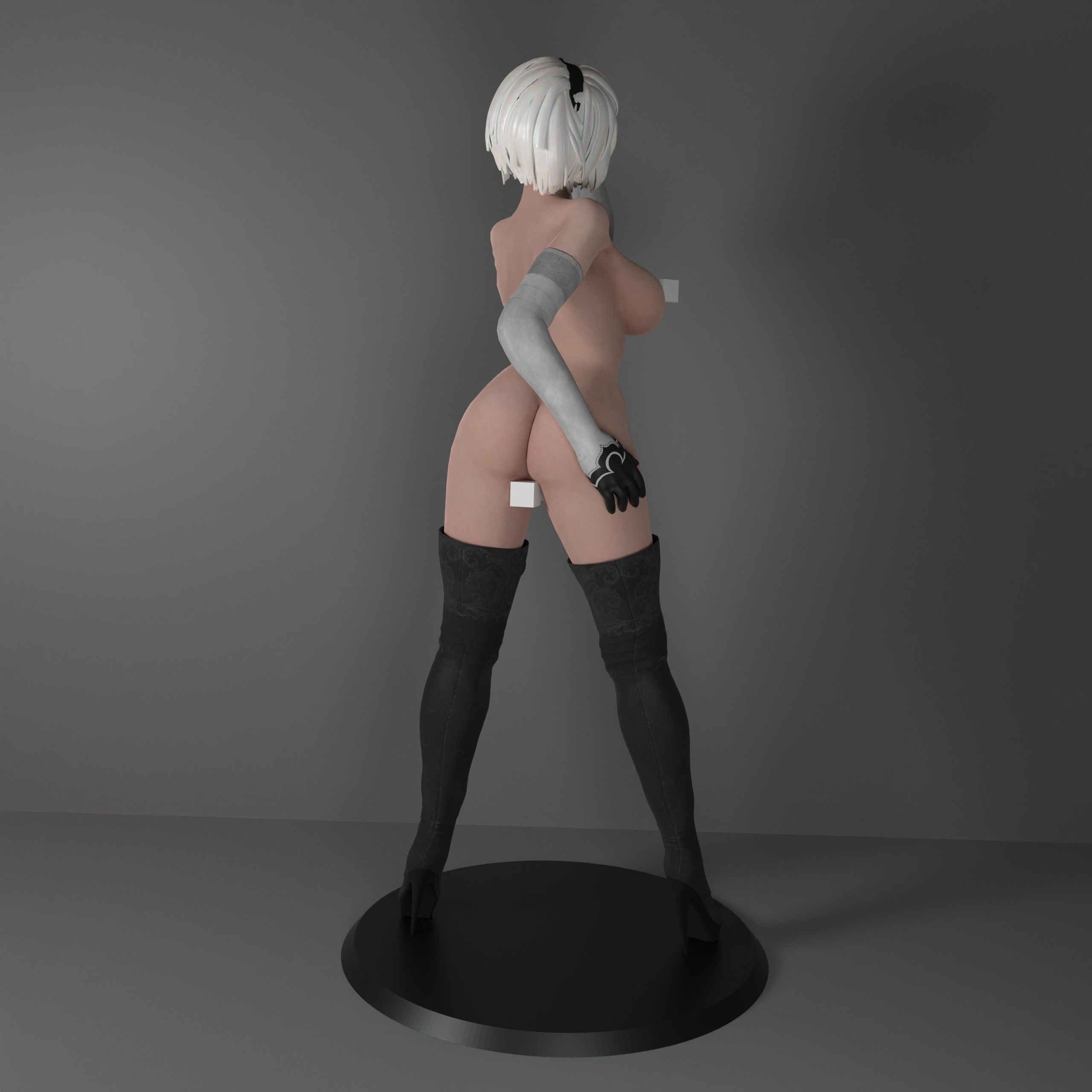 2B NieR Automata 3D print model_9